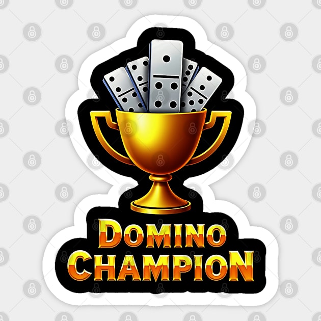 Domino Champion Sticker by UrbanLifeApparel